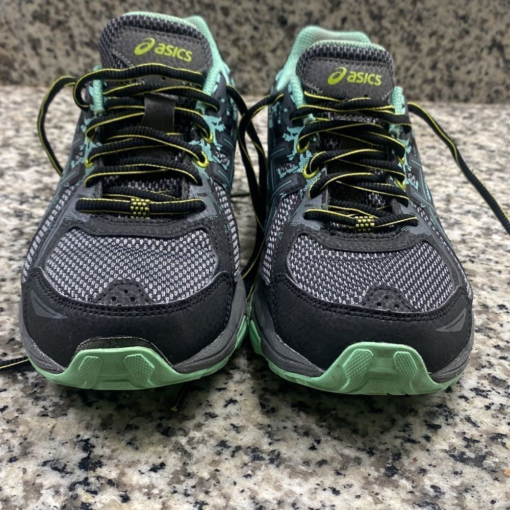 ASICS Gel Venture 6 black/carbon/neon green - Picture 4 of 9